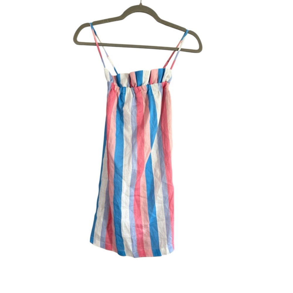 Women's Buddy Love Striped Mini Dress S Pink Blue - Picture 3 of 10